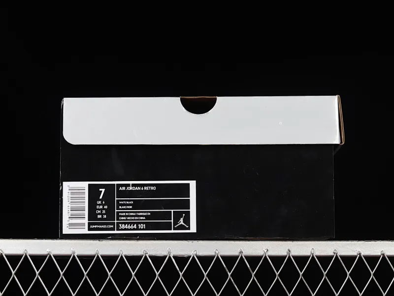 All categories Air Jordan Jordan series basketball shoes Air Jordan 6 Air Jordan 6 Retro "OREO" AJ6 Joe 6 Oreo 384664-101